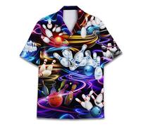 Funny Bigfoot Pirate Hawaiian Shirt for Men Aloha Treasure Parrot Big Foot Sasquatch Gifts Men's Casual Button-Down Shirts, Multi-color