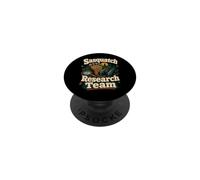 Funny Bigfoot Research Team Cryptid Search PopSockets Adhesive PopGrip