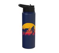 Funny Bigfoot/Sasquatch & Unicorn Retro Legends! Stainless Steel Insulated Water Bottle
