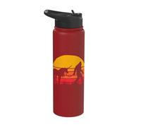 Funny Bigfoot/Sasquatch & Unicorn Retro Legends! Stainless Steel Insulated Water Bottle