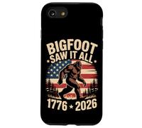 Funny Bigfoot Saw It All 1776 2026 America 250th Anniversary Case for iPhone SE (2020) / 7/8