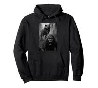 Funny Bigfoot Selfie Trex Dinosaur Boys Girls Kids Pullover Hoodie