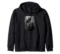 Funny Bigfoot Selfie Trex Dinosaur Boys Girls Kids Zip Hoodie