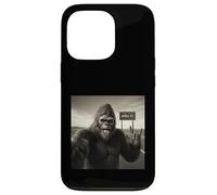 Funny Bigfoot Selfie UFOs UAP Encounter Area 51 Visitor Case for iPhone 13 Pro