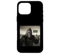 Funny Bigfoot Selfie UFOs UAP Encounter Area 51 Visitor Case for iPhone 16 Pro Max