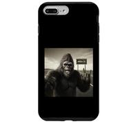 Funny Bigfoot Selfie UFOs UAP Encounter Area 51 Visitor Case for iPhone 7 Plus/8 Plus