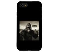 Funny Bigfoot Selfie UFOs UAP Encounter Area 51 Visitor Case for iPhone SE (2020) / 7/8