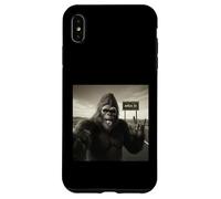 Funny Bigfoot Selfie UFOs UAP Encounter Area 51 Visitor Case for iPhone XS Max