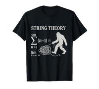 Funny Bigfoot String Theory Math Joke T-Shirt
