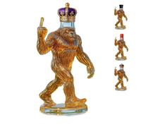 Funny Bigfoot Whiskey Bottle, Creative Gorilla Shape Wine, Beautiful Carved Creative Animal Liquor Dispenser, Unique Wine Decanter, Gift for Whiskey Enthusiasts (A)