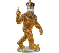 Funny Bigfoot Whiskey Bottle,Unique Wine Decanter for Whiskey, Wine,Engraved Bigfoot Shaped Whiskey Glass, for Home Rustic Dining Bar Decor