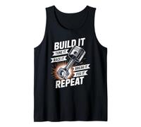 Funny Biker Do What I Want Ask My Wife Motorcycle Humor Tank Top