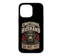 Funny Biker Gorilla Husband Humor Portrait Graphic Emotional Case for iPhone 14 Pro Max