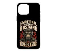 Funny Biker Gorilla Husband Humor Portrait Graphic Emotional Case for iPhone 16 Pro Max