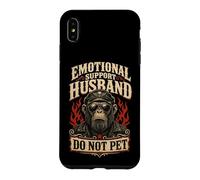 Funny Biker Gorilla Husband Humor Portrait Graphic Emotional Case for iPhone XS Max