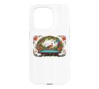 Funny Billiards Art Billiards Playing Pool Players Nature Case for iPhone 15 Pro