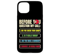 Funny Bingo Caller Before you Question My Call Bingo Night Case for iPhone 15 Plus
