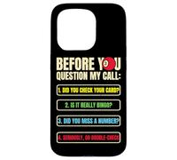 Funny Bingo Caller Before you Question My Call Bingo Night Case for iPhone 15 Pro