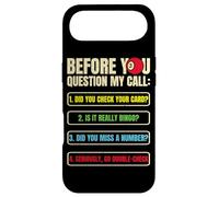 Funny Bingo Caller Before you Question My Call Bingo Night Case for iPhone Air
