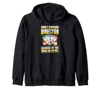 Funny Bingo Caller Bingo Game Night Zip Hoodie