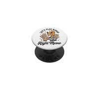 Funny Bingo Cat Lover Bingo Player Let's Play Bingo Right PopSockets Adhesive PopGrip