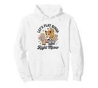 Funny Bingo Cat Lover Bingo Player Let's Play Bingo Right Pullover Hoodie