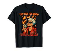 Funny Bingo Grandma Retired But Still Hot and Cool AF T-Shirt