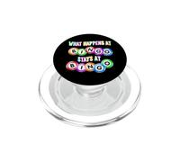 Funny Bingo King - What Happens At Bingo TShirt PopSockets PopGrip for MagSafe
