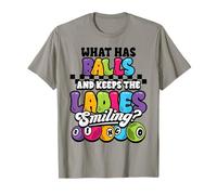 Funny Bingo Player Has Balls Keeps Ladies Smiling Sarcastic T-Shirt