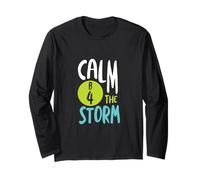 Funny Bingo Pun Calm B4 the Storm Long Sleeve T-Shirt