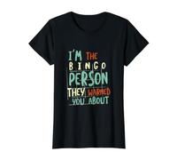 Funny Bingo Saying for When You Play Bingo Value Graphic T-Shirt, Women, Black, XL