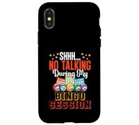 Funny Bingo Tee Shhh No Talking During My Bingo Session Case for iPhone X/XS