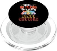 Funny Bingo Tee Shhh No Talking During My Bingo Session PopSockets PopGrip for MagSafe