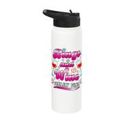 Funny Bingo Wine Feelin Fine Game Night Bingo Caller Player Stainless Steel Insulated Water Bottle