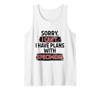 Funny Biology and Lab Science Lover Specimens Joke Tank Top