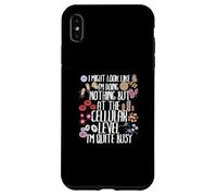 Funny Biology Microbiology Teacher Cellular Botany Molecule Case for iPhone XS Max