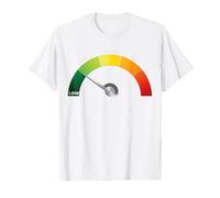 Funny Biology Psychology and Wellness Low Cortisol Gauge T-Shirt