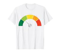 Funny Biology Psychology and Wellness Low Cortisol Gauge T-Shirt