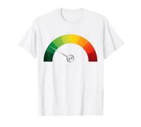 Funny Biology Psychology and Wellness Low Cortisol Gauge T-Shirt