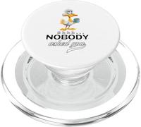 Funny Bird Coffee Quote Sarcastic Nobody Asked You Men Women PopSockets PopGrip for MagSafe