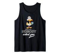 Funny Bird Coffee Quote Sarcastic Nobody Asked You Men Women Tank Top