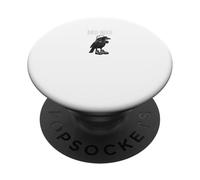 Funny Bird Nerd Watching American Crow Nature Art PopSockets Adhesive PopGrip