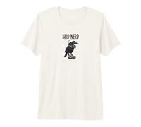 Funny Bird Nerd Watching American Crow Nature Art Premium T-Shirt