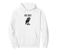 Funny Bird Nerd Watching American Crow Nature Art Pullover Hoodie