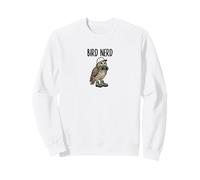 Funny Bird Nerd Watching Barred Owl Nature Art Sweatshirt