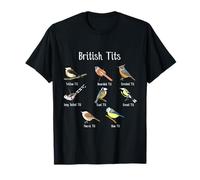 Funny Bird Puns British Tit Birds T-Shirt