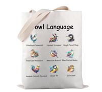 Funny Bird Tote Bag Fowl Language Tote Bag Bird Watching Tote Bag Bird Language Gift Bird Lover Gift (Fowl Language TOTE)