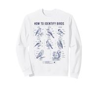 Funny Bird Watching Birdwatcher Joke, How to Identify Birds Sweatshirt