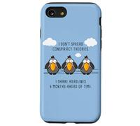 Funny Birds Chatting: I Don't Spread Conspiracy Theories Case for iPhone SE (2020) / 7/8