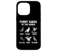 Funny Birds of The World Birding Bird Memes Birdwatching Case for iPhone 14 Pro Max